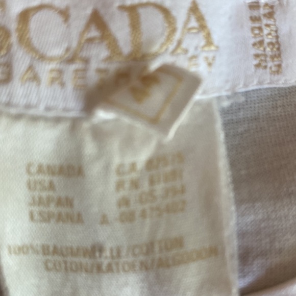 Escada Beautiful Print Cotton Tee Made in Germany 🇩🇪 - Picture 13 of 13